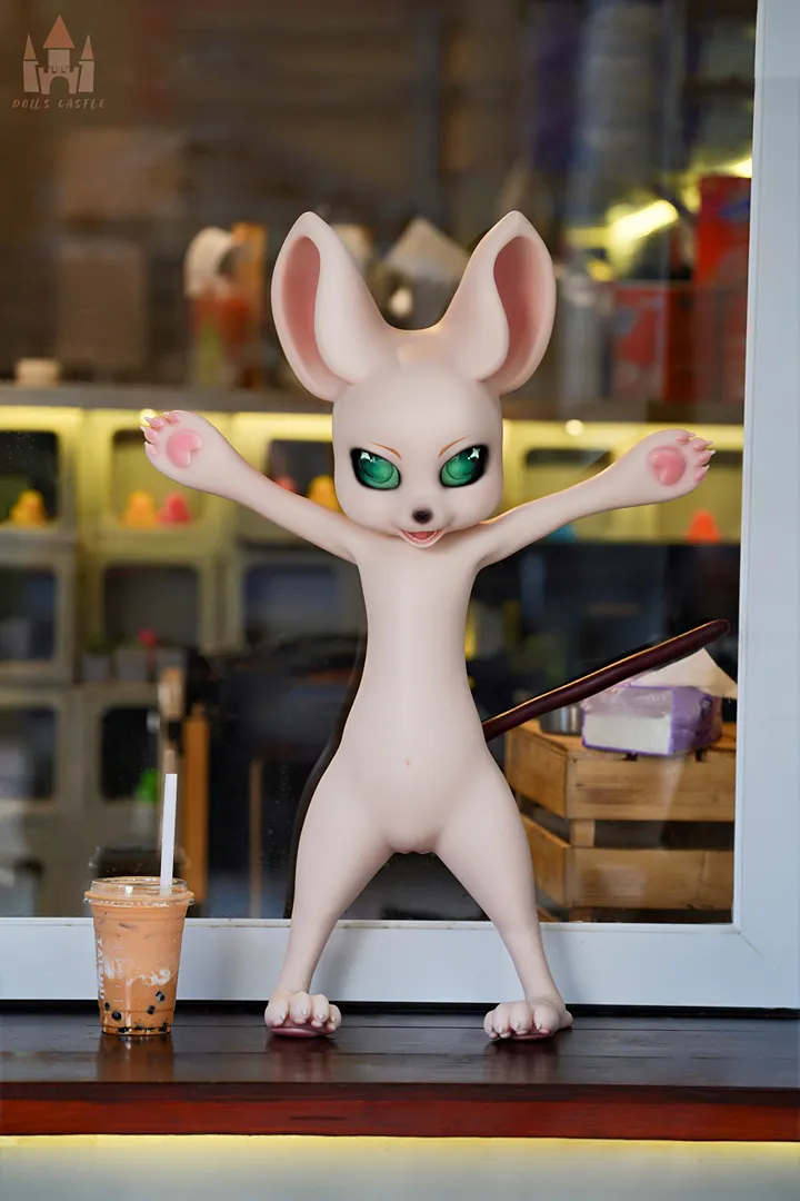 80cm (2ft7) Furry All-In-One Silicone Sex Doll - Cheese Mouse